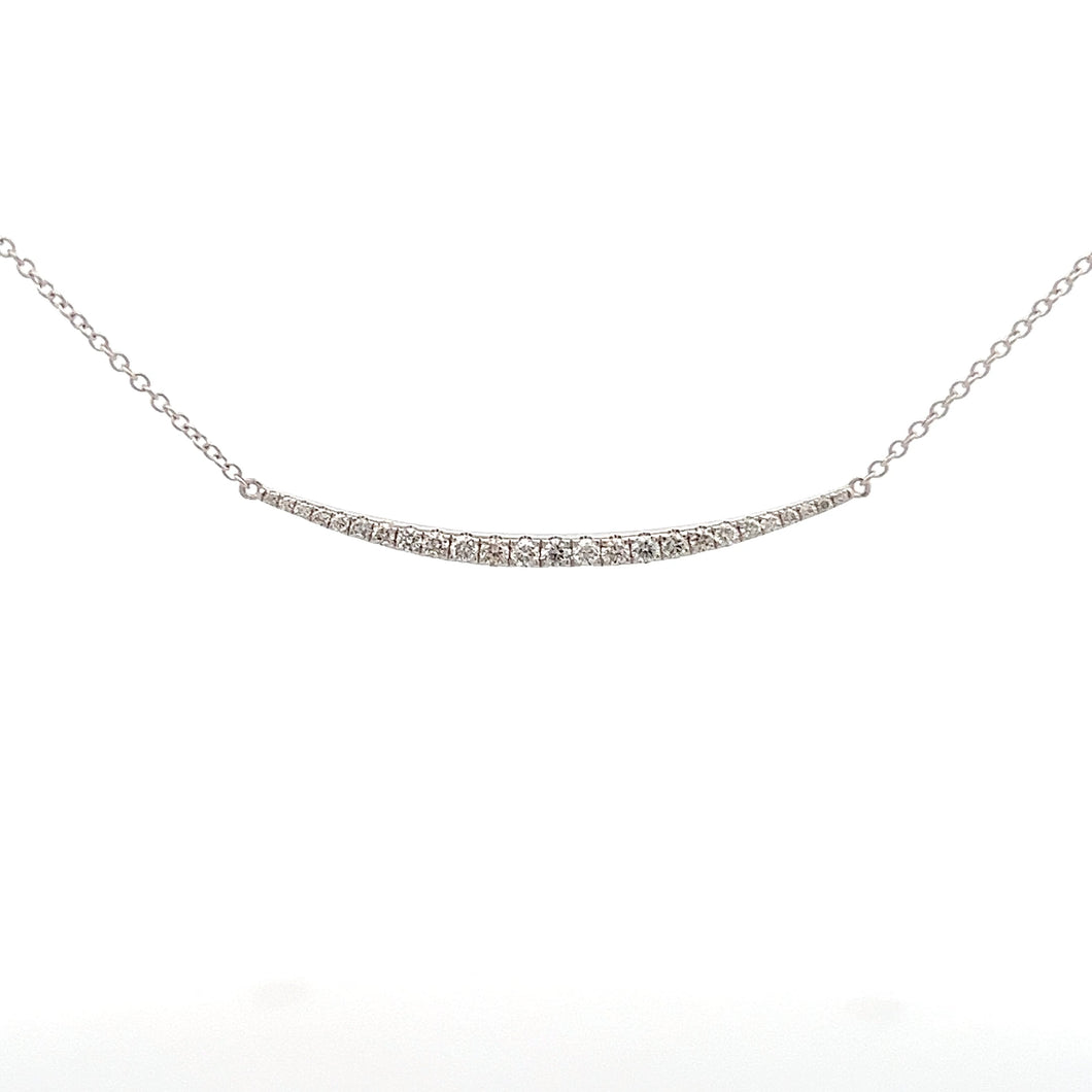 18k White Gold Diamond Necklace