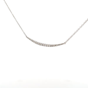 18k White Gold Diamond Necklace