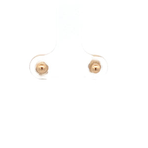 14k Yellow Gold Stud Earrings