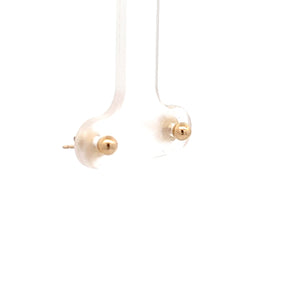 14k Yellow Gold Stud Earrings