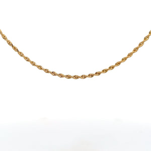 10k Yellow Gold Rope Chain