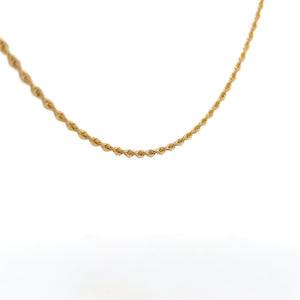 10k Yellow Gold Rope Chain