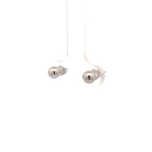 Load image into Gallery viewer, 14k White Gold Stud Earrings
