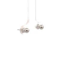 Load image into Gallery viewer, 14k White Gold Stud Earrings
