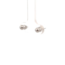 Load image into Gallery viewer, 14k White Gold Stud Earrings
