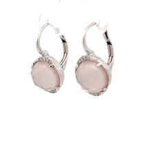 Load image into Gallery viewer, Sterling Silver Pink Mother of Pearl Earrings
