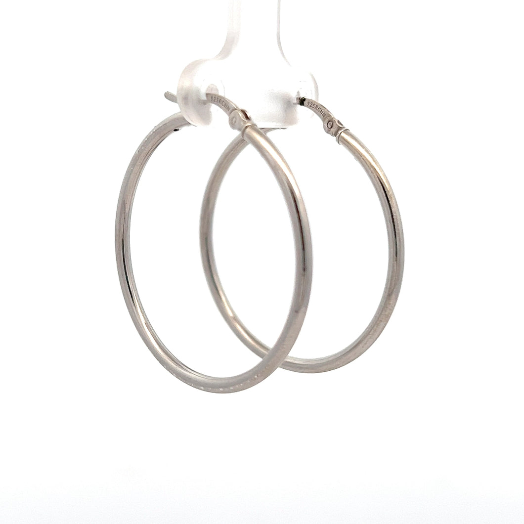 Sterling Silver Hoop Earrings