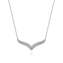 Load image into Gallery viewer, 14k White Gold Diamond Necklace
