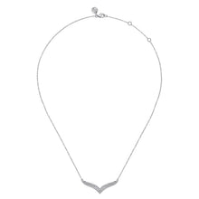 Load image into Gallery viewer, 14k White Gold Diamond Necklace
