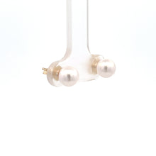 Load image into Gallery viewer, 14k Yellow Gold Akoya Pearl Studs
