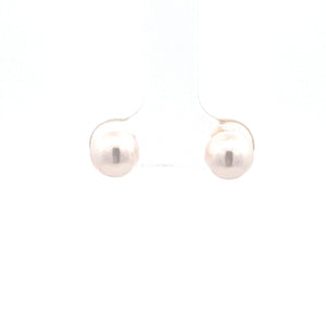 14k Yellow Gold Akoya Pearl Studs
