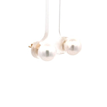 Load image into Gallery viewer, 14k Yellow Gold Akoya Pearl Studs
