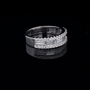 14k White Gold Diamond Ring