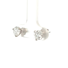 Load image into Gallery viewer, 14k White Gold Lab Grown Diamond Studs
