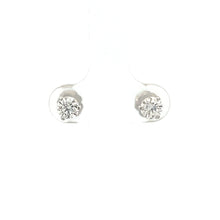 Load image into Gallery viewer, 14k White Gold Lab Grown Diamond Studs
