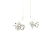 Load image into Gallery viewer, 14k White Gold Lab Grown Diamond Studs
