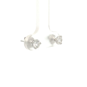 14k White Gold Lab Grown Diamond Studs