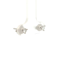 Load image into Gallery viewer, 14k White Gold Lab Grown Studs
