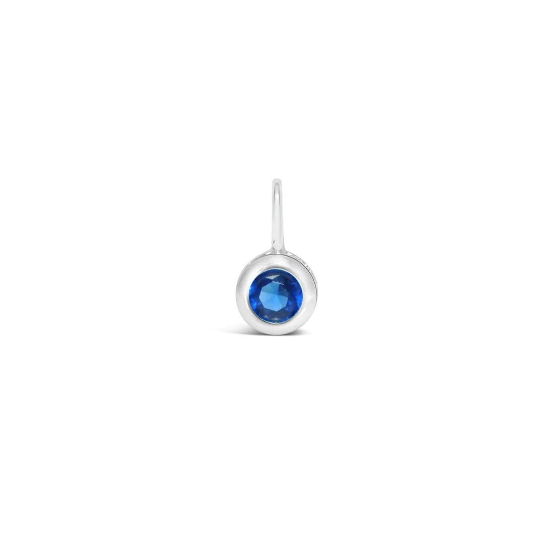 Birthstone Pendant - Sapphire CZ
