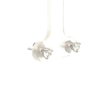 Load image into Gallery viewer, 14k White Gold Lab Grown Diamond Studs
