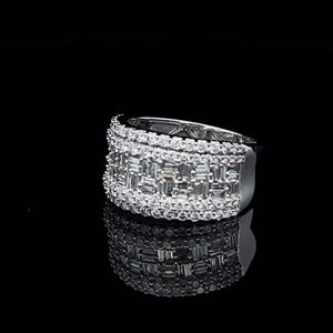 14k White Gold Diamond Ring