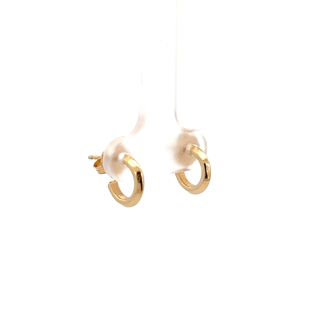 14k Yellow Gold Hoops