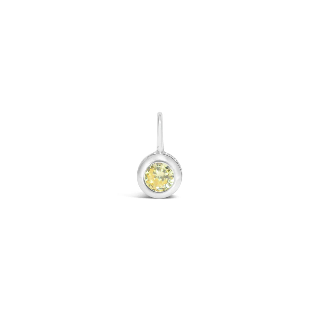 Birthstone Pendant - Citrine CZ