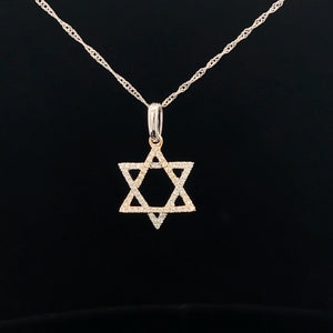 14k Two Tone Diamond Necklace