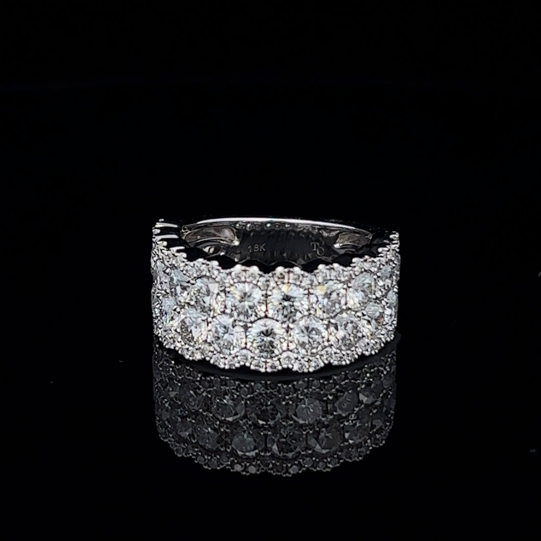 18k White Gold Diamond Ring