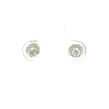 Load image into Gallery viewer, 14k White Gold Lab Grown Studs
