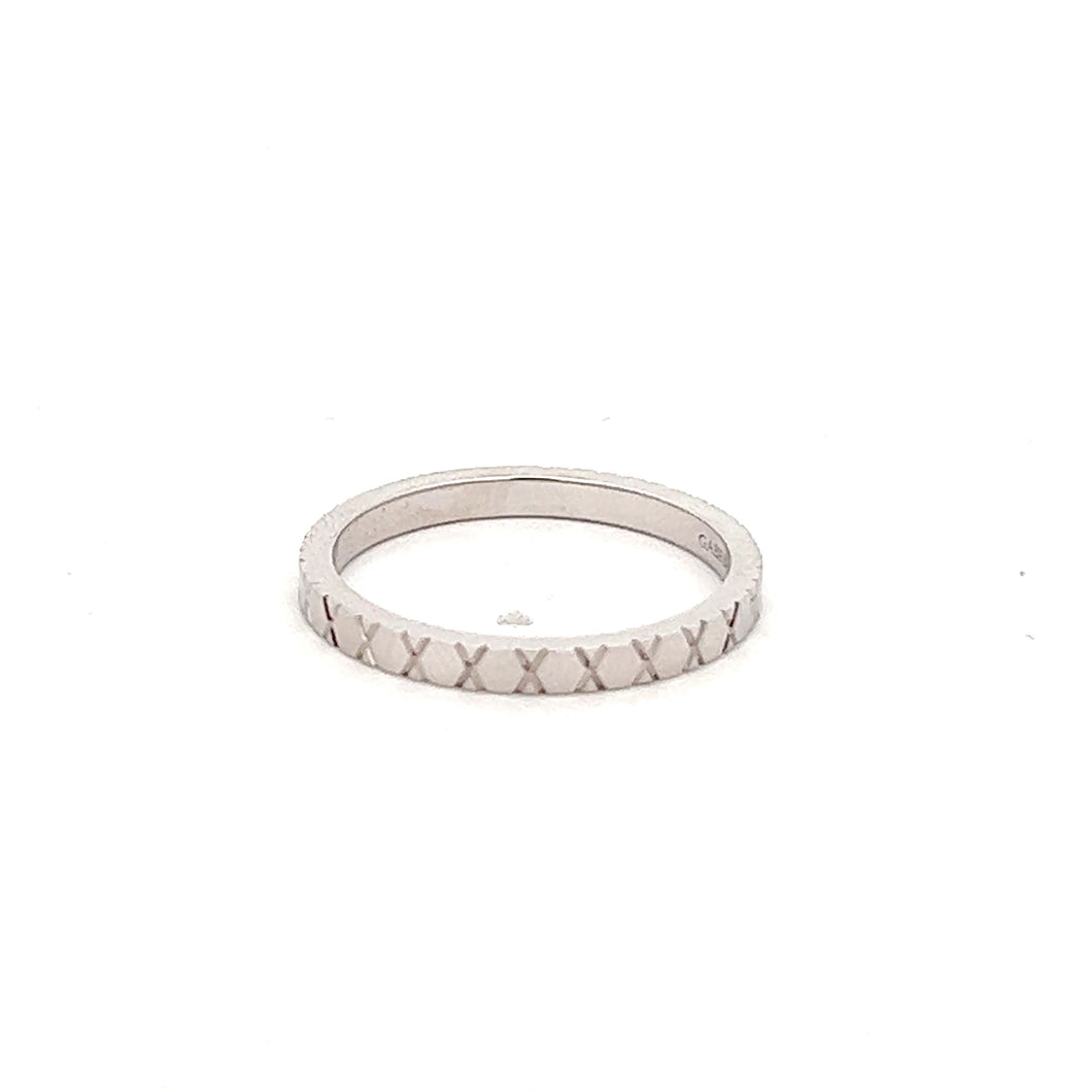 14k White Gold Ring