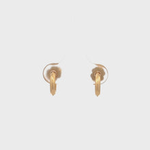 Load and play video in Gallery viewer, 14k Yellow Gold Hoops
