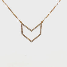 Load and play video in Gallery viewer, 18k Yellow Gold Diamond Necklace
