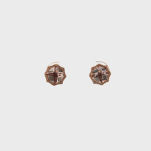 Load and play video in Gallery viewer, 14k Rose Gold Morganite Studs
