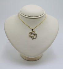 Load image into Gallery viewer, 14k Two Tone Signature Hearts Necklace
