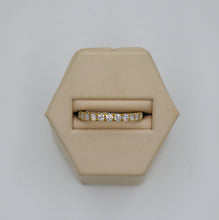 Load image into Gallery viewer, 14k Yellow Gold Diamond Anniversary Band
