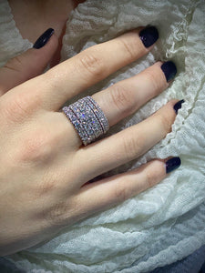 14k Yellow Gold Diamond Anniversary Band