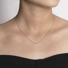 Load image into Gallery viewer, 14k White Gold Diamond Necklace
