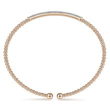 Load image into Gallery viewer, 14k Rose Gold Bujukan Diamond Bracelet
