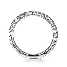 Load image into Gallery viewer, 14k White Gold Stackable Ring
