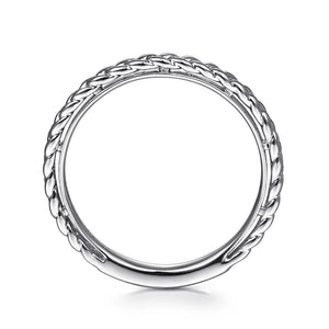 14k White Gold Stackable Ring