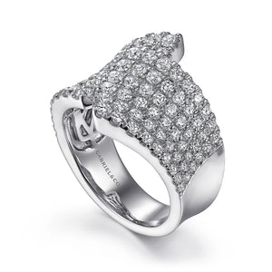 14k White Gold Diamond Ring