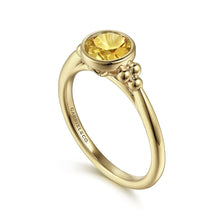 Load image into Gallery viewer, 14k Yellow Gold Citrine Ring
