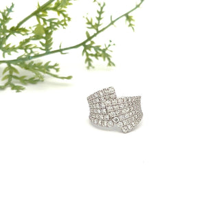 14k White Gold Diamond Ring