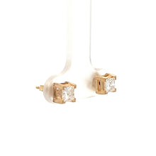 Load image into Gallery viewer, 14k Yellow Gold Diamond Studs
