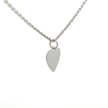 Load image into Gallery viewer, Sterling Silver Engraveable Heart Charm
