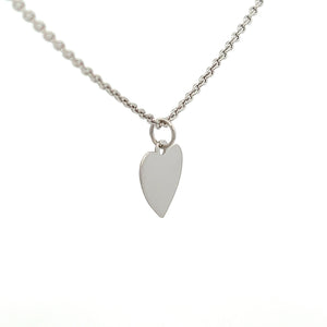 Sterling Silver Engraveable Heart Charm