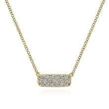 Load image into Gallery viewer, 14k Yellow Gold Diamond Necklace
