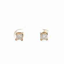 Load image into Gallery viewer, 14k Yellow Gold Diamond Studs
