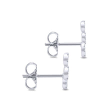 Load image into Gallery viewer, 14k White Gold Diamond Studs
